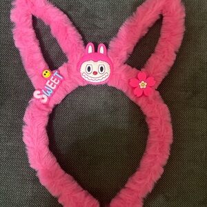 Labubu Furry Bunny Ear Headband